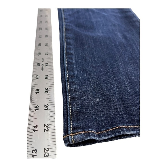 American Eagle Outfitters Artist Cropped Dark Denim Womens Size 0 Regular - Picture 6 of 6